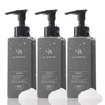 NULL Лечебный увлажняющий гель для кожи 100 г, тип, набор из 3 предметов, лосьон, для мужчин, все в одном, гель, уход, эмульсия, сыворотка, квазилекарство,