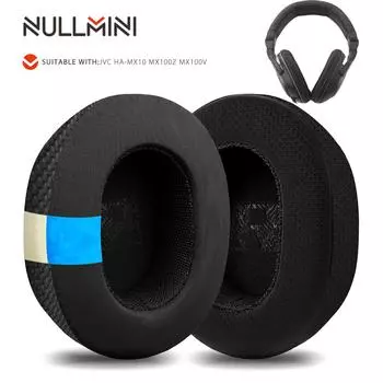 Nullmini Replacement Earpads for JVC HA-MX10 MX100Z MX100V Headphones Cooling Gel Ear Pads Cushion Sleeve Earmuffs