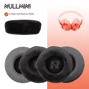 NullMini Replacement Earpads for MadCatz FREQ4 Headphones Ear Cushion Earmuff Cooling Gel Sleeve