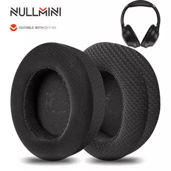 Nullmini Replacement Earpads for QCY H2 Headphones Cooling Gel Ear Pads Cushion Earmuffs Headband