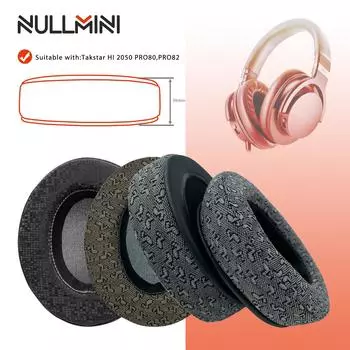 NullMini Replacement Earpads for Takstar HI 2050 PRO80,PRO82 Headphones Ear Cushion Earmuffs Headset