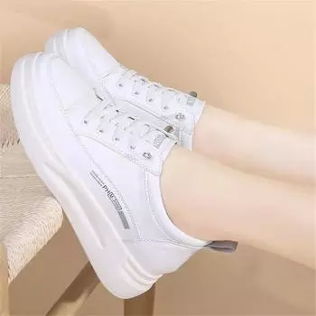Number 37 Thick Bottom Women Sneakers Flat Sneakers Best Selling 2024 Products Orange Shoes Women Sport Tenix 4.5