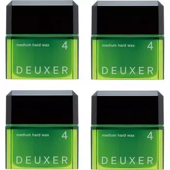 Number 3 DeuXer Medium Hard WaX 4 Set Of 4 Hair WaX Floral Berry Green X 1 320 Grams X 1