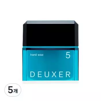 Number 3 Ducer Hair Wax 5 Hard, 80g, 5 pieces