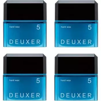 Number Three DeuXer Hard WaX 5 Set Of 4 Hair WaX Floral Berry Blue X 4 80 Grams X 4