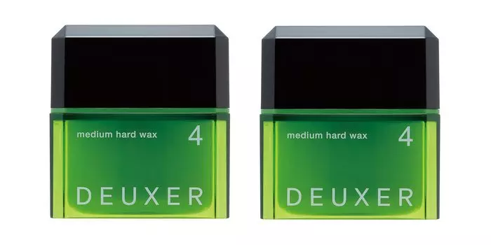 Number Three DEUXER Medium Hard Wax 4 of Hair Wax Floral Berry Green 160g (Set 2) (x 1)