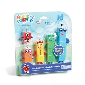Numberblocks Friends One to Five Numberblocks Персонаж Фигурка 5 шт 95356 Подлинный продукт