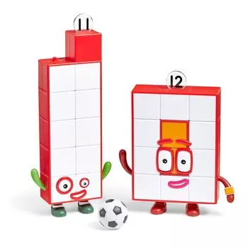 Numberblocks Numberblocks Друзья 11 12 Фигурки персонажей 3 штуки 96924 Аутентичные &