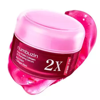 Numbuzin No.2 2X Serum Rose PDRN Collagen 2X Plumping Serum 30ml 1-Pack (30ml)