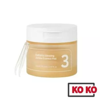 [numbuzin] No.3 Radiance Glowing Jumbo Essence Pad 150 мл (70 пэдов)