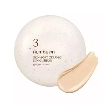 Numbuzin No.3 Skin Soft Ceramic Sun Cushion - 20g (SPF50+ PA++++)