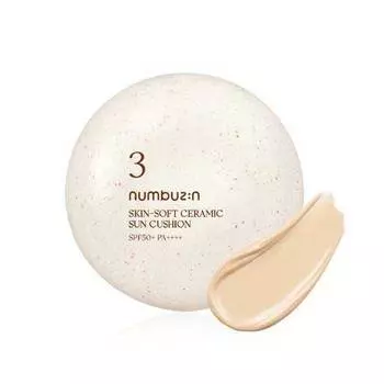 [NUMBUZIN] Skin Soft Ceramic Sun Cushion SPF50+ PA++++ 20г