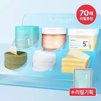 NUMBUZIN toner pad refill plan, choose 1 out of 3 types (No. 1/No. 4/No. 5) Toner pad No. 1 (70 sheets + 70 sheets)