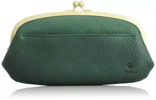 Nume Oil Shrink Bag Mouth Wallet 2993603 Зеленый [Forna]