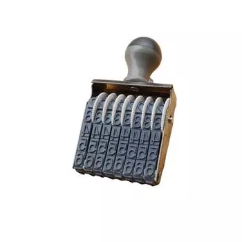 Нумерация штампа Цифровой 8-значный символ для канцелярских товаров Дата
