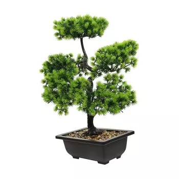 NUOLUX Моделирование Добро пожаловать Сосна Поддельный Бонсай Украшение Поддельный Маленький Бонсай Поддельное Растение Имитация Бонсай Украшение Искусственное Зеленое Растение Настольное Украшение светло-зеленый