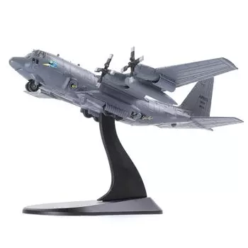 NUOTIE AC130 Масштабная модель воздушного боевого вертолета, литая металлическая модель, военная модель истребителя, модель штурмовика, сплавная модель с подставкой, взрослая военная модель