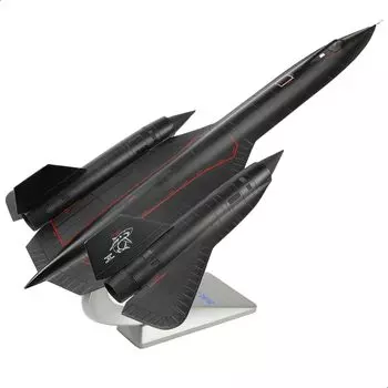 NUOTIE Blackbird Complete Metal Model High Altitude Reconnaissance Aircraft Military Diecast Airplane Model for Collection or Gift 1/72 SR-71a