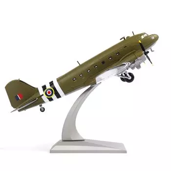 NUOTIE Douglas Skytrain металлическая литая модель самолета времен Второй мировой войны UK C47 Dakota Mk III ZA947 военная транспортная модель самолета для коллекции для взрослых или