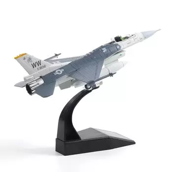 NUOTIE Fighting Falcon Fighter Модель литого под давлением самолета, реактивный комплект, модель истребителя, военный самолет, база 35-го истребителя 1/100 F-16C (Крыло Мисава)
