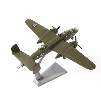 NUOTIE Mitchell Tokyo Raid металлическая модель самолета с подставкой Вторая мировая война литая модель бомбардировщика винтажный истребитель военный самолет B-25B 1/72