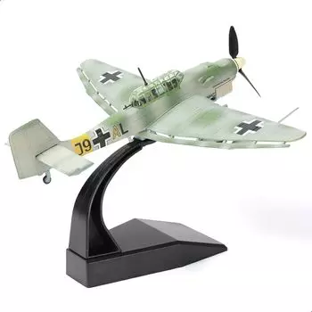 NUOTIE Модель бомбардировщика Junkers Ju 87 Stuka, металлическая литая классическая модель военного истребителя, собранная легендарная немецкая модель времен Второй мировой войны