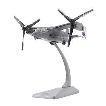 NUOTIE Osprey Scale Model Aircraft Kit Военная тематика Металлическая литая модель самолета Складная модель самолета ВМС США V-22 1/144
