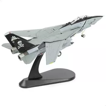 NUOTIE Tomcat Fighter Model Diecast Metal Aviation Plan Mode Kit Jolly Rogers Военная модель самолета с подставкой для взрослых любителей военной техники