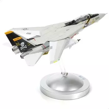 NUOTIE Tomcat Metal Fighter Модель завершена Navy Jolly Rogers Fighter Diecast Metal Airplane Military Display Model 1/100 F-14 US. ВФ-84