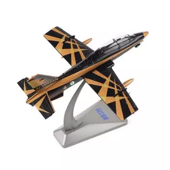 NUOTIE Trainer Diecast Metal Fighter Jet Model Kit Assembled Replica Military Display Collection 1/72 MB-339