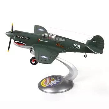 NUOTIE Warhawk Металлическая модель Американской волонтерской группы Памятный выпуск Flying Tigers Истребитель Модель Ограниченная коллекция Подарочный P-40 1/32