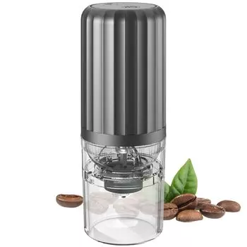 Nuovoware Электрический Кофе Кофейные зерна Регулируемый USB Легко Керамический Засоряющийся Помол Капельный Серый Мельница, Кофемолка, Кофемолка, Порошок, Молоть,