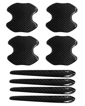 NURCIX Car Door Handle Protector, Compatible with Mazda New CX-60 KH Series KH5P/KH3P/KH3R3P R4.9~/ CX-8 KG H29.12~Anti-Scratch 8 Pack Black