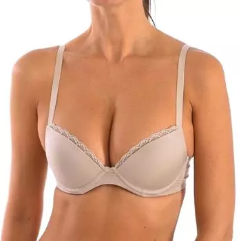 NURIA женский бюстгальтер из микрофибры пуш-ап на косточках и чашках 105 COPA B коричневый