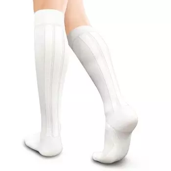 Nursery Lymphatic Boosting Taping Compression General Medical Device Made in Sizes 1097127A Socks, (Class 1), Japan, Women s, 22-24.5cm (1 Pair), белый