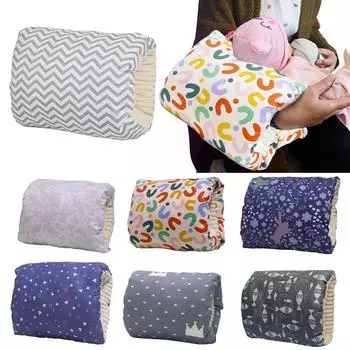Nursing Arm Pillow, Breastfeeding and Bottle Feeding Head Support Pillow for Travel, Washable Nursing Pillow For Newborn