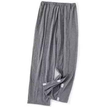 Уход за больными Уход за больными Полностью открытый Уход за больными Полностью легко надевать и снимать Подходит для всех Смена подгузников [LAROTSUBA] Трусы, Трусы, Послеоперационные трусы, серый