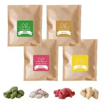 Nut Link 4 сумки Сладости Орехи Подарки на Новый год Сладости Заказ Закуски Сувениры Возврат Подарки Разделенные Годовые Валентинки