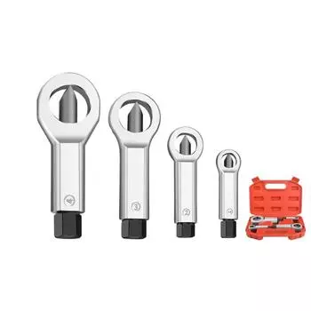 Орехорез 4 шт., съемник для крекеров, твердая сталь, ржавый, сломанный орехокол, экстрактор 75 мм-145 мм