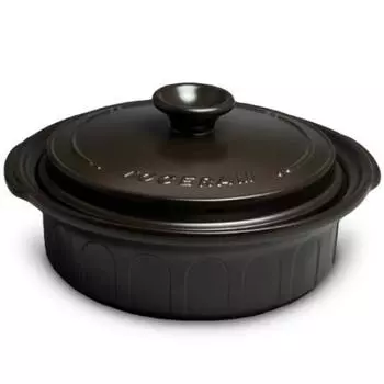 Nuto Serum pot 25cm shallow type IH compatible black TSR-191AM-B чёрный