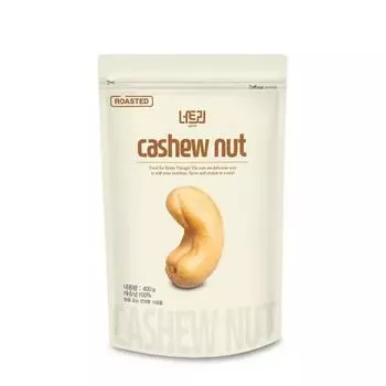 Nutri Roasted Cashew Nuts, 400g, 1 piece, Korean nuts