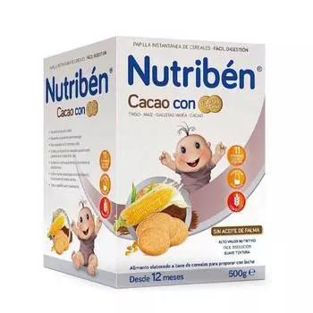 Nutriben Какао с печеньем Мария 500 г