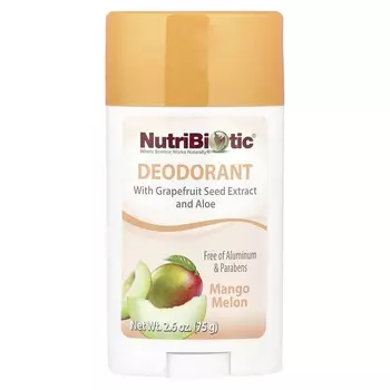 NutriBiotic, Deodorant, Mango Melon, 2.6 oz (75 g)