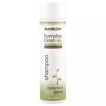 NutriBiotic, Шампунь для ежедневного очищения, растительная смесь, с экстрактом семян грейпфрута, 10 жидких унций (296 мл)