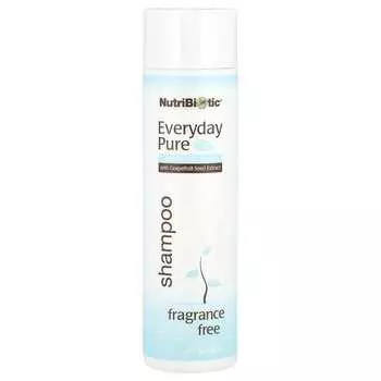 NutriBiotic, шампунь Everyday Pure, подходит для всех типов волос, без отдушек, 10 жидких унций (296 мл)