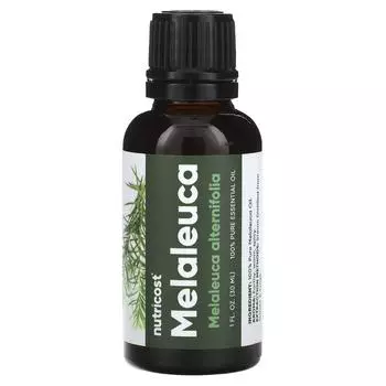 Nutricost Nutricost 100% Эфирное масло чайного дерева (Мелаеука Альтернифолия) 30мл (1 жидкая унция), 1 упаковка, 30мл
