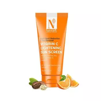 NutriGlow Advanced Organics Осветляющий солнцезащитный крем с витамином С SPF 50 для всех типов кожи 3.5 oz