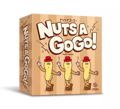 Nuts A Go Go to 6 15 от 6 лет Настольная игра для большого Рождества [Itten Official] (2 человека, минут, старый) группы, семьи, вечеринки, подарки,