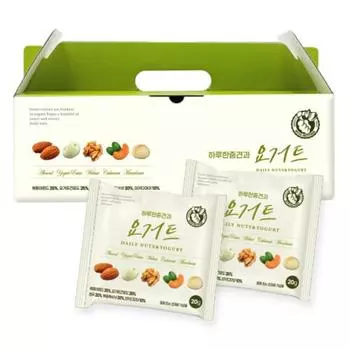 Nuts Brother Горсть орехов Йогурт 30п, 600г, 1 шт, Корейские орехи