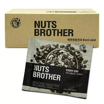Nuts Brother Горсть орехов в день Black Label, корейские орехи